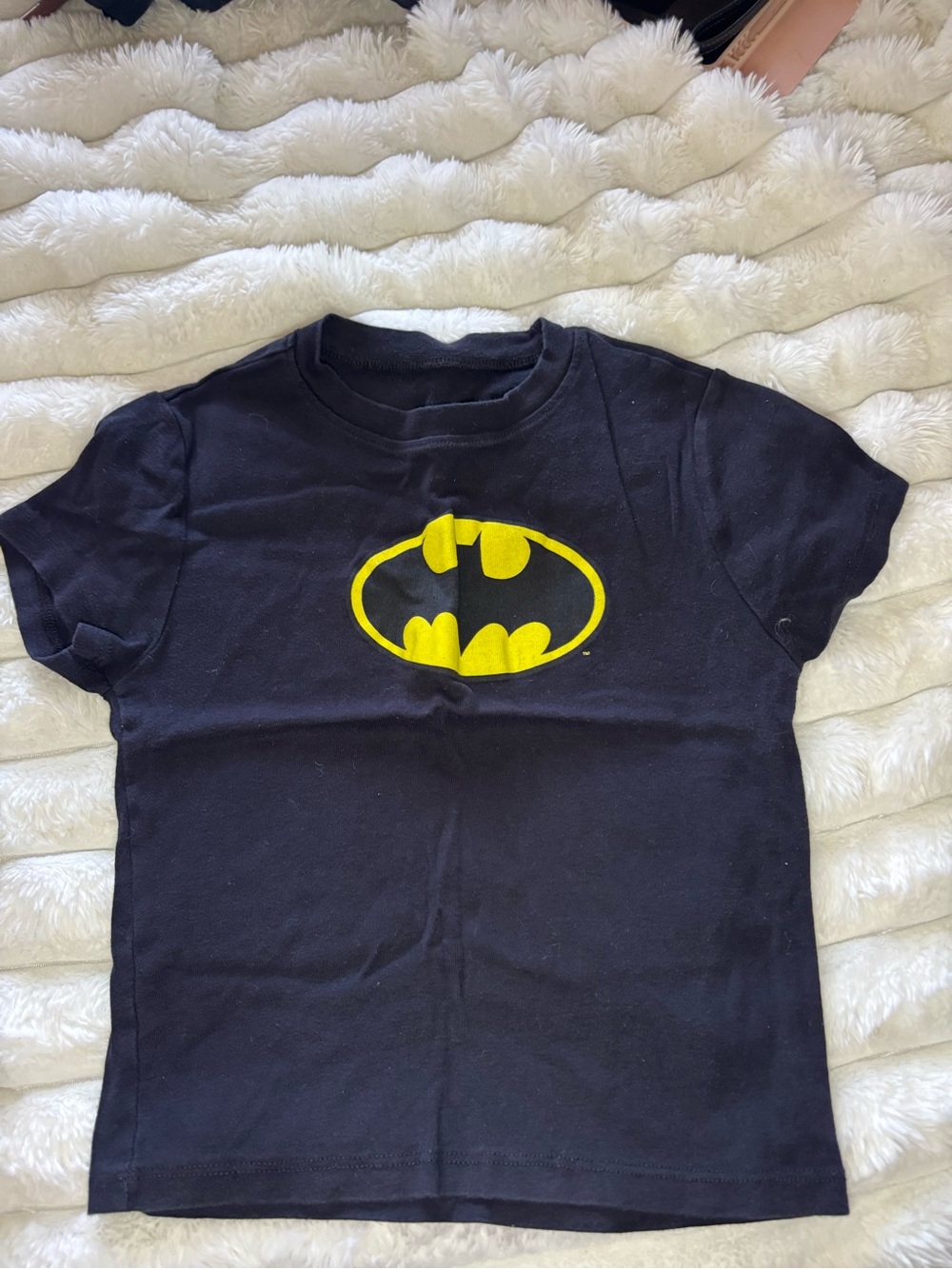 Batman Black T-Shirt with Yellow Logo